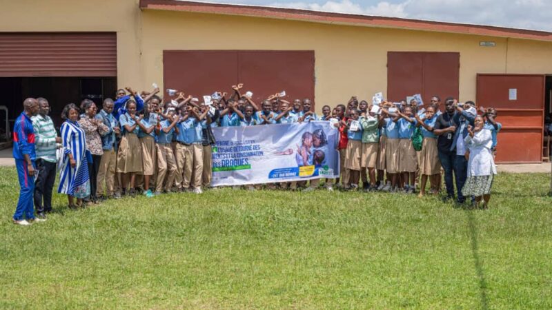 La Fondation de Zita Oligui Nguema en pédagogue contre les affres de drogues à Moanda