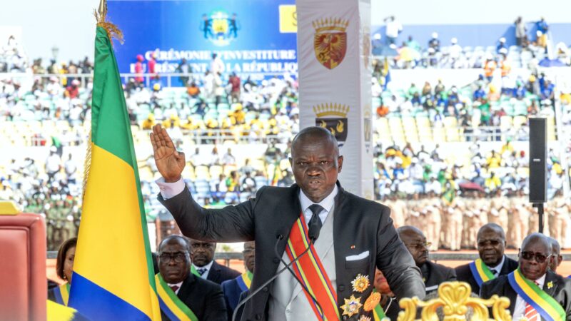 L’investiture du président Oligui Nguema en image