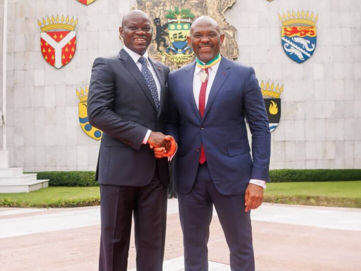 Le banquier nigerian Tony Elumelu honoré par Oligui Nguema pour son engagement pour le développement de l’Afrique