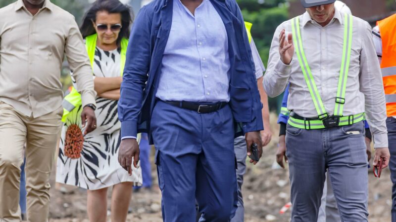 Oligui Nguema sur les chantiers d’urbanisation de Libreville