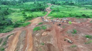 Site de la future décharge à Nkoltang 