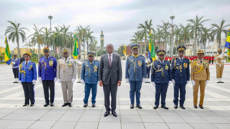 Gabon : 9 hauts officiers promus au grade supérieur
