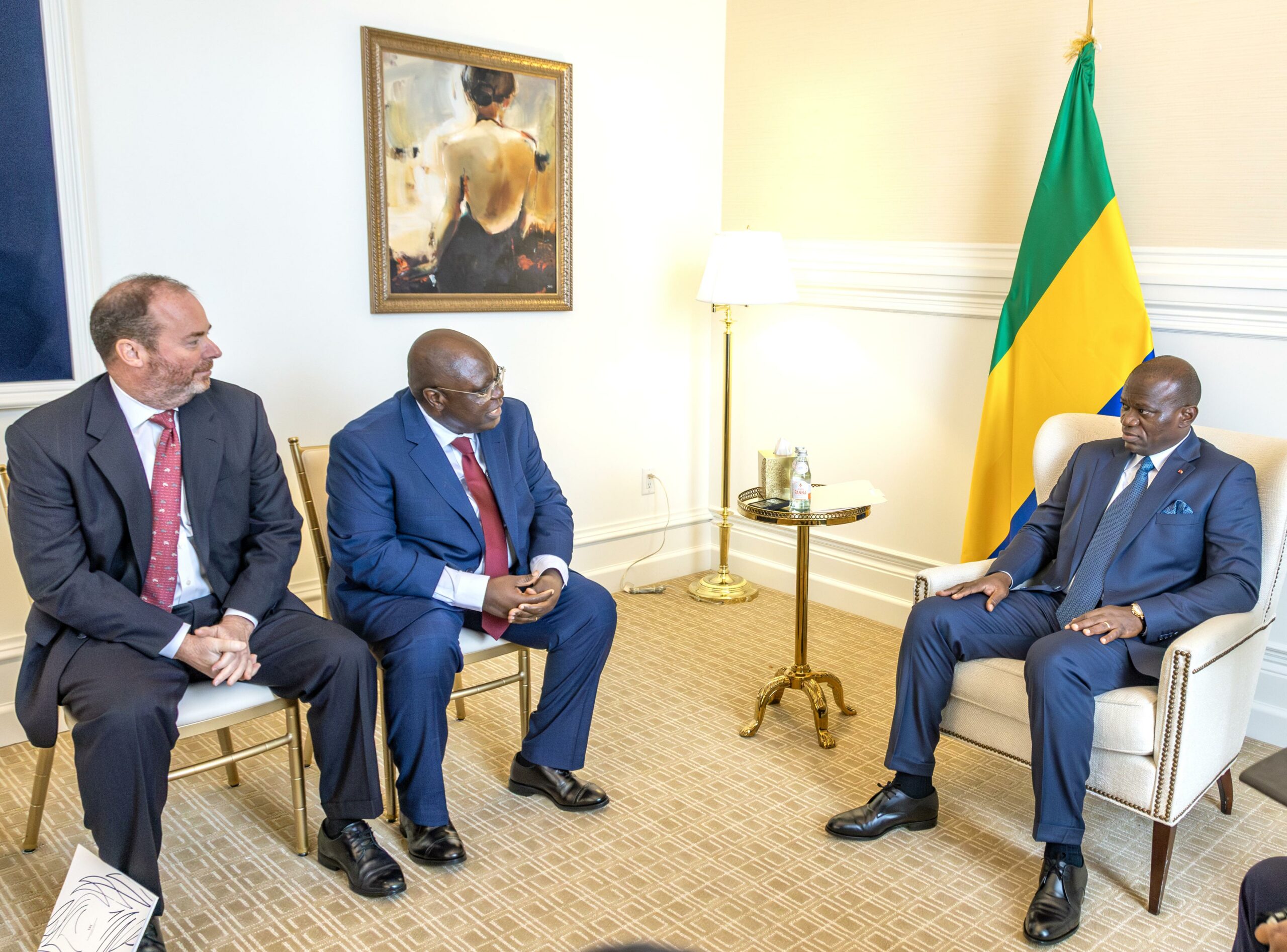 Oligui Nguema s’entretient avec les responsables de BW ENERGY