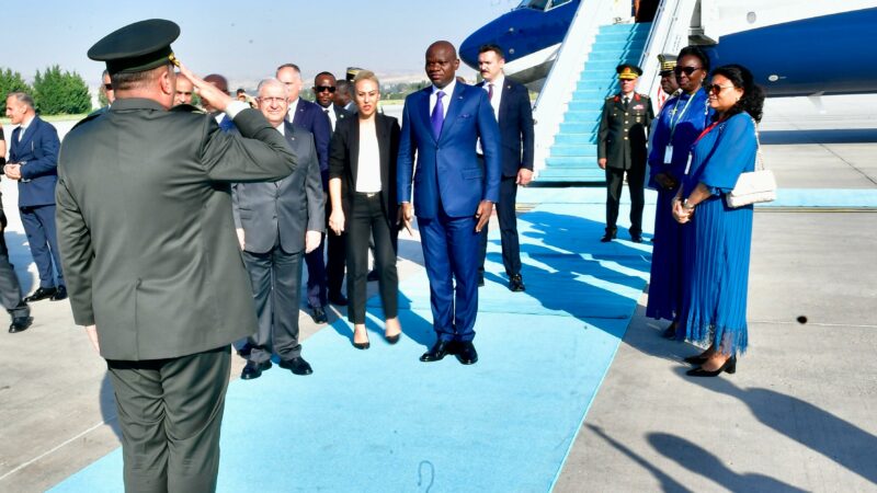 Oligui Nguema en visite officielle en Turquie