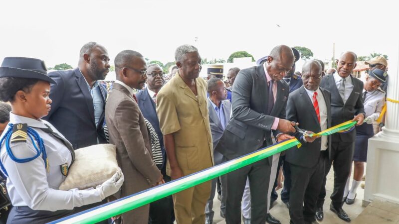 Oligui Nguema inaugure plusieurs infrastructures dans la Ngounié