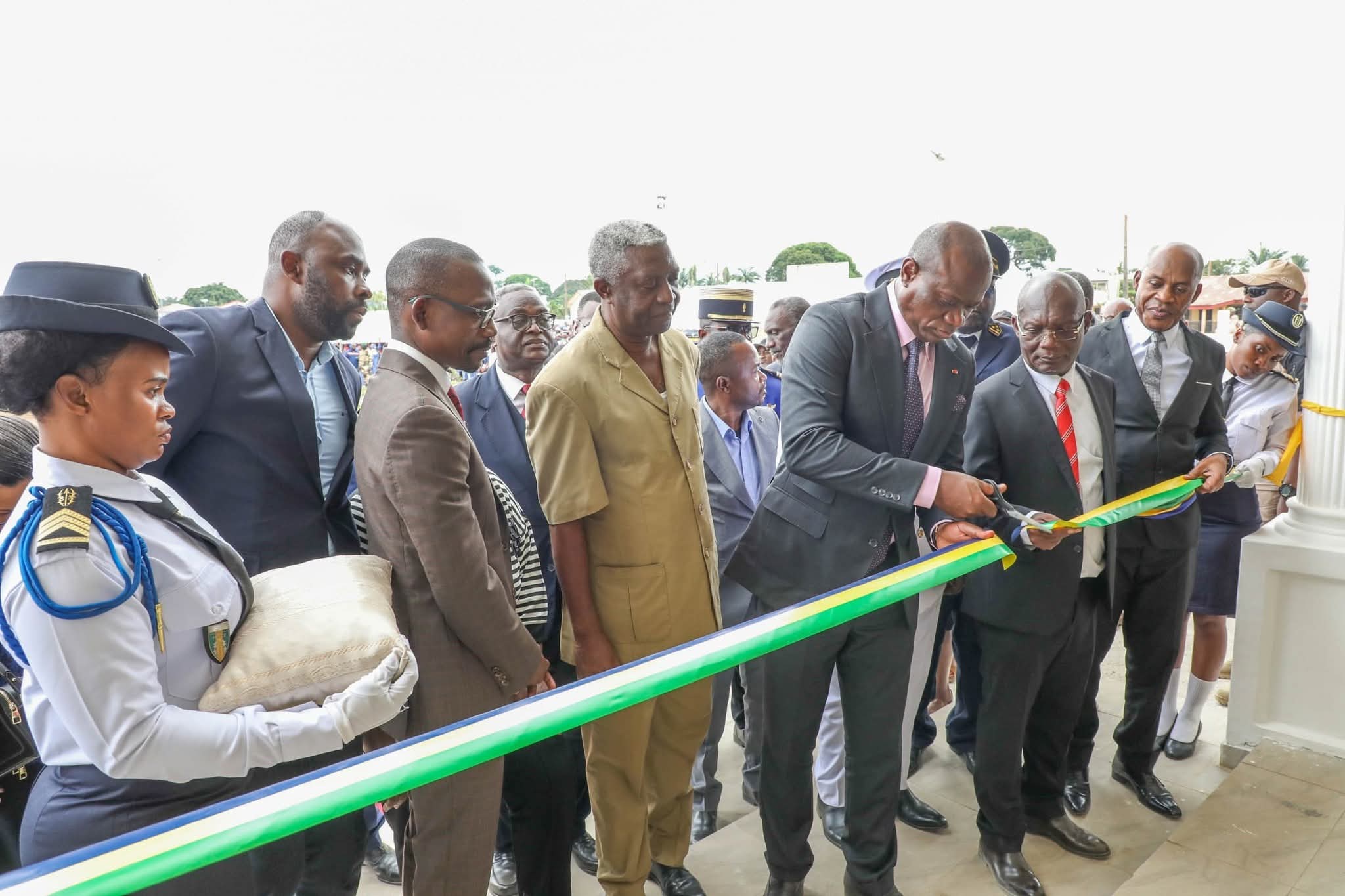 Oligui Nguema inaugure plusieurs infrastructures dans la Ngounié