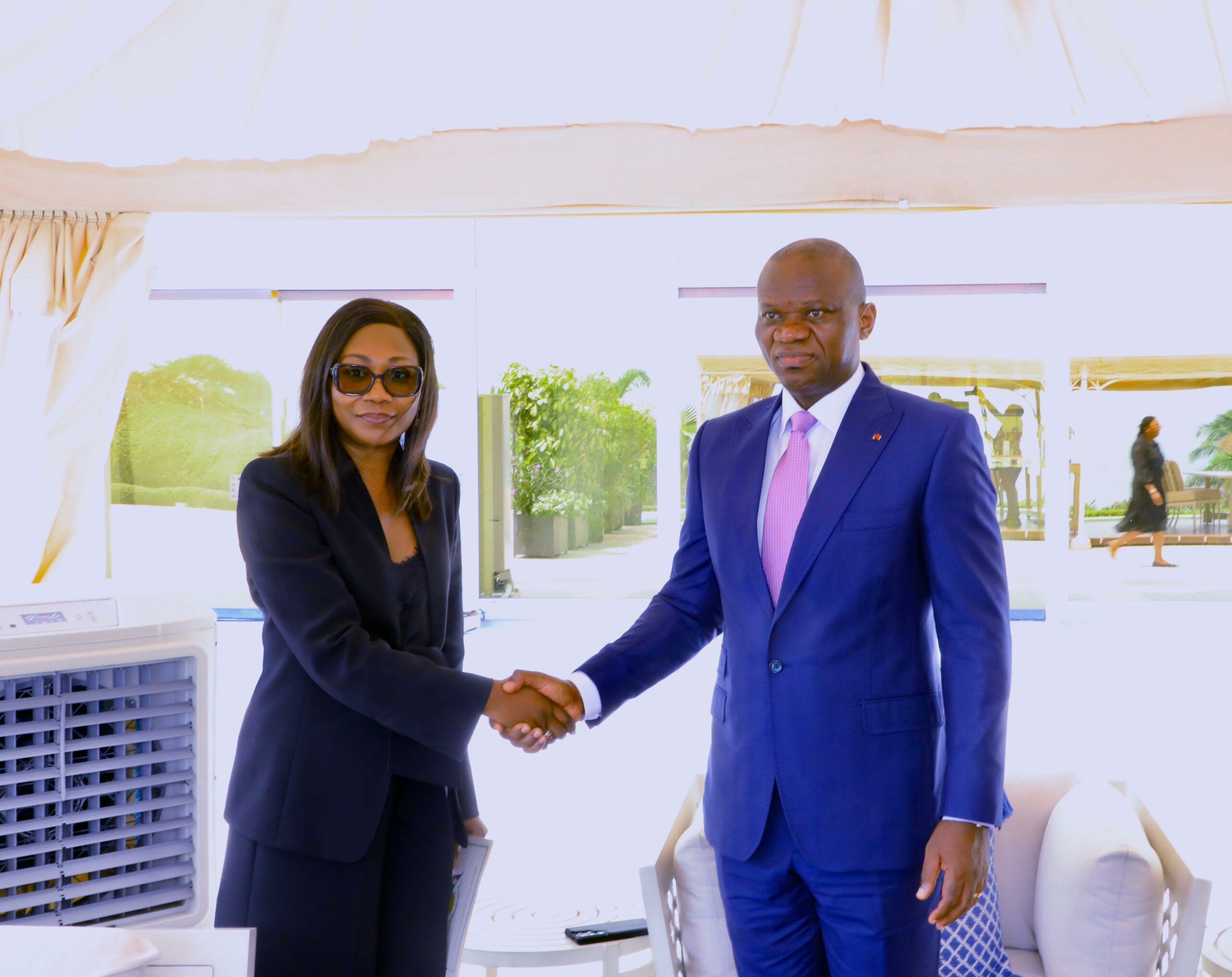 Le chef de l’Etat s’entretient avec le chef de la diplomatie centrafricaine