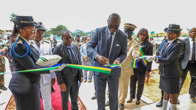 Le president Oligui Nguema sur les chantiers du Moyen-Ogooué et de la Ngounié