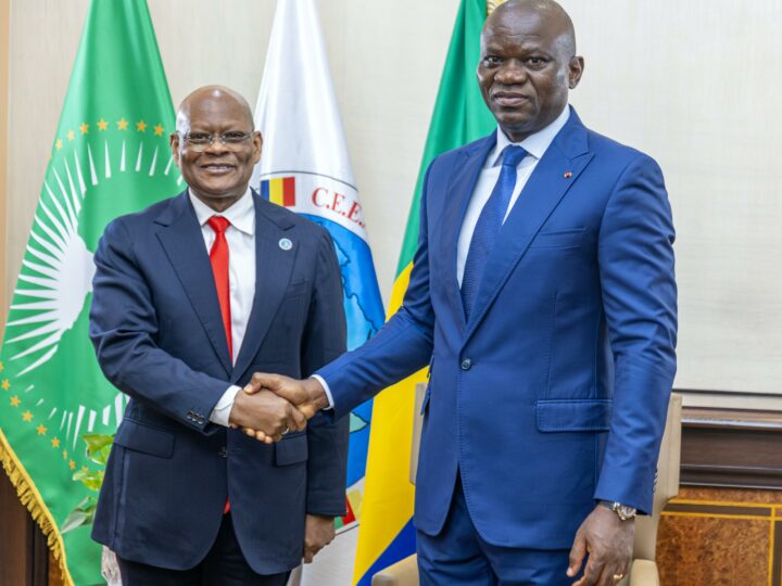 Le president de la Commission de la CEEAC fait ses adieux à Oligui Nguema
