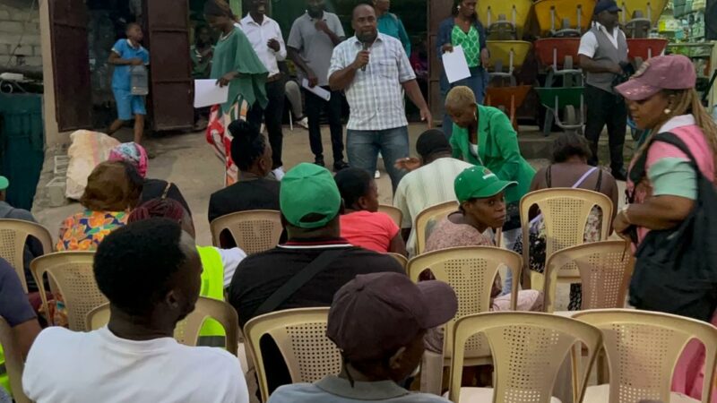 Le candidat à la mairie de Libreville, N’nang Nsome galvanise les populations dans les PK