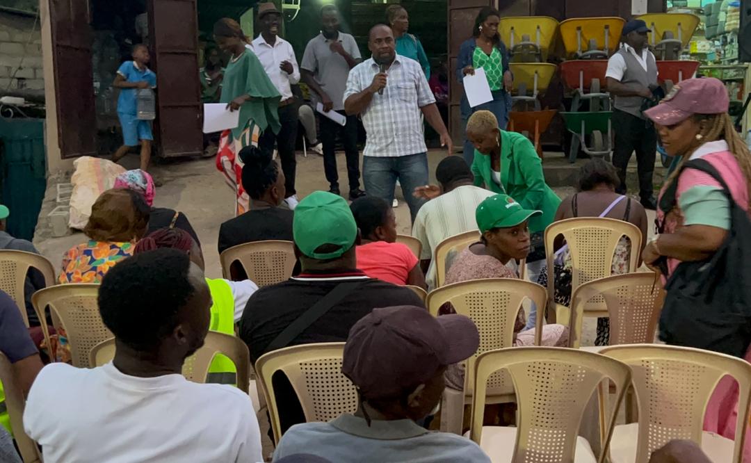 Le candidat à la mairie de Libreville, N’nang Nsome galvanise les populations dans les PK