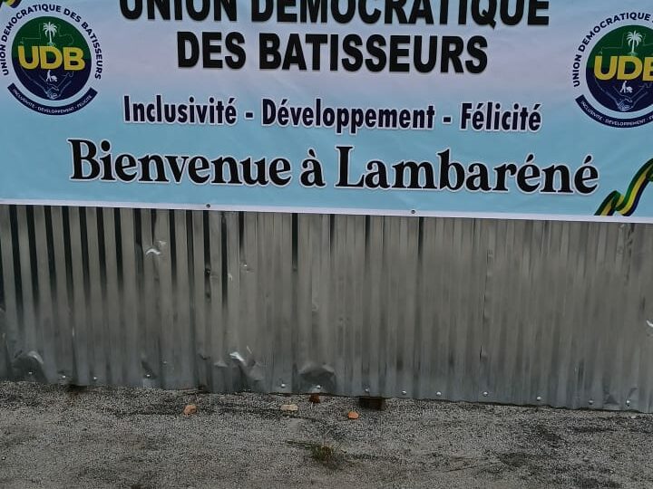 2ème tour au 1er arrondissement de Lambaréné : échauffement avant le méga meeting de l’UDB