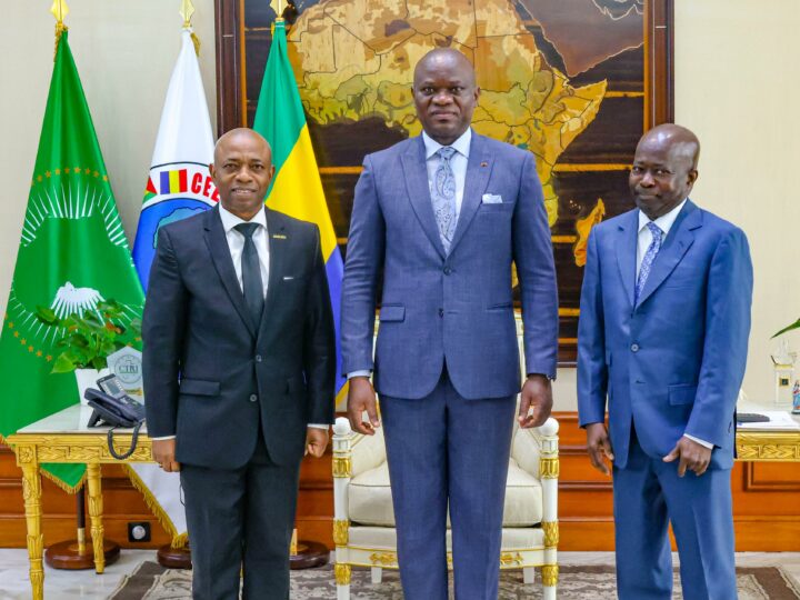 Sport: les présidents des CNO du Sénégal et du Gabon au palais du bord de mer