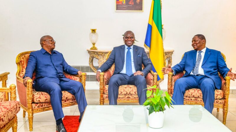 Diplomatie : les présidents Biseau guinéen et Centrafricains chez Oligui Nguema