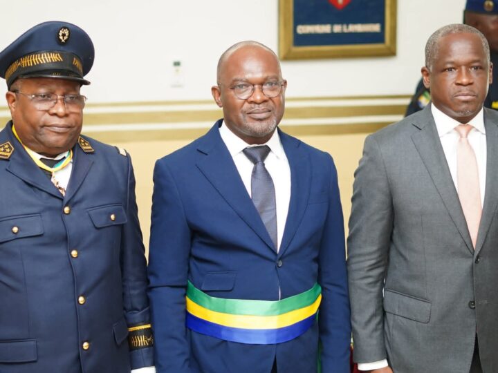 Le journaliste Guy Pierre Biteghe prend ses fontions de maire de Lambaréné