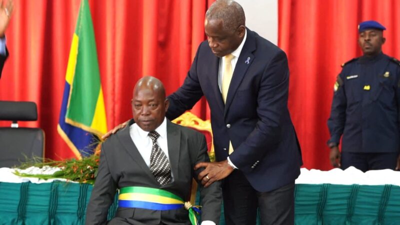 Installation du nouveau maire de Tchibanga