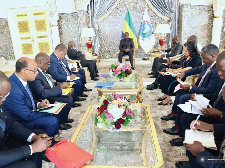 Les responsables de SETRAG et Eramet chez Oligui Nguema