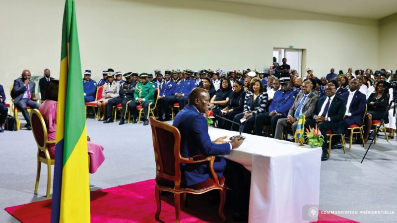 Oligui Nguema rencontre la communauté gabonaise vivant en Côte d’Ivoire