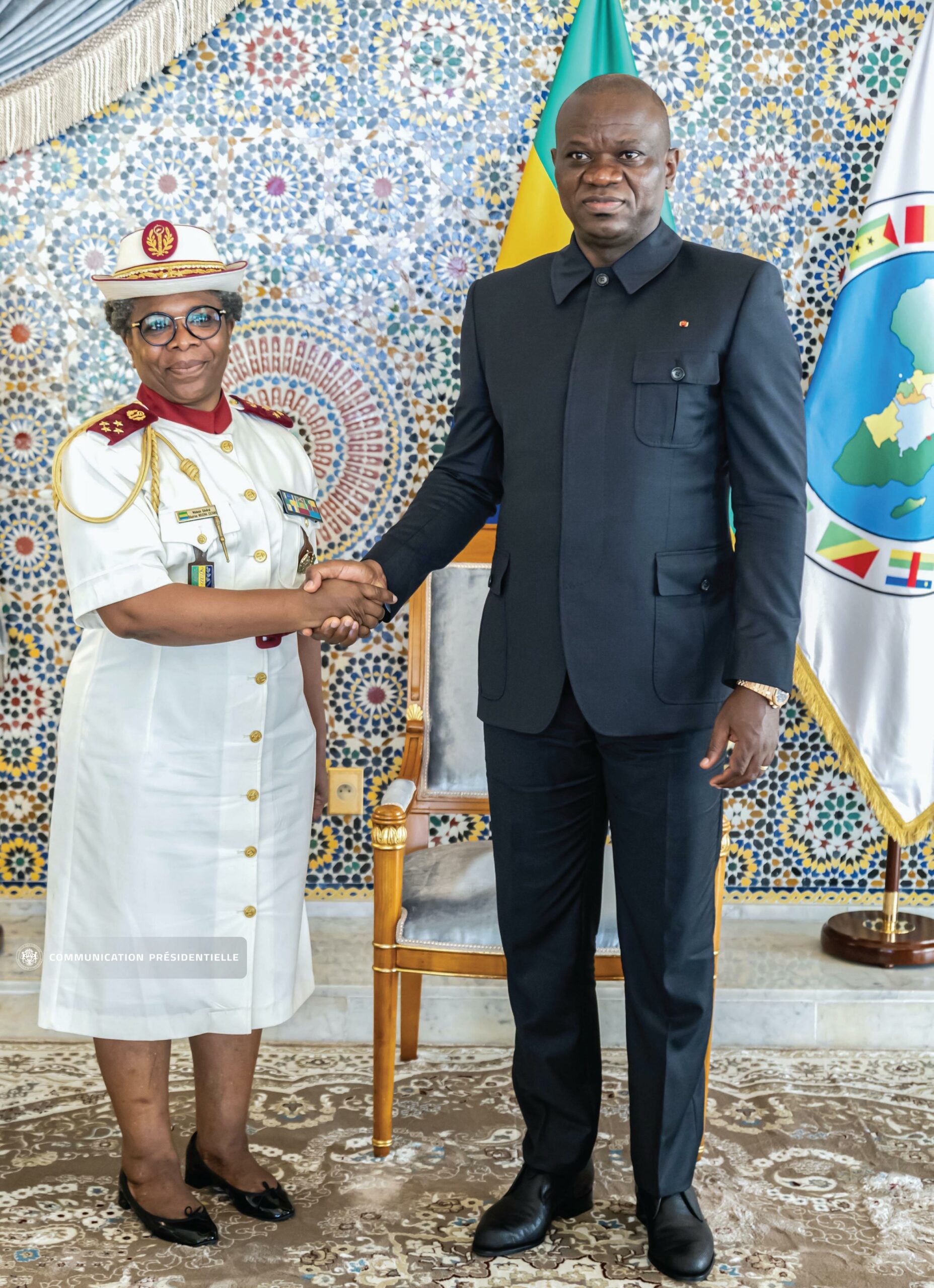 Le DG de la CNAMGS chez Oligui Nguema