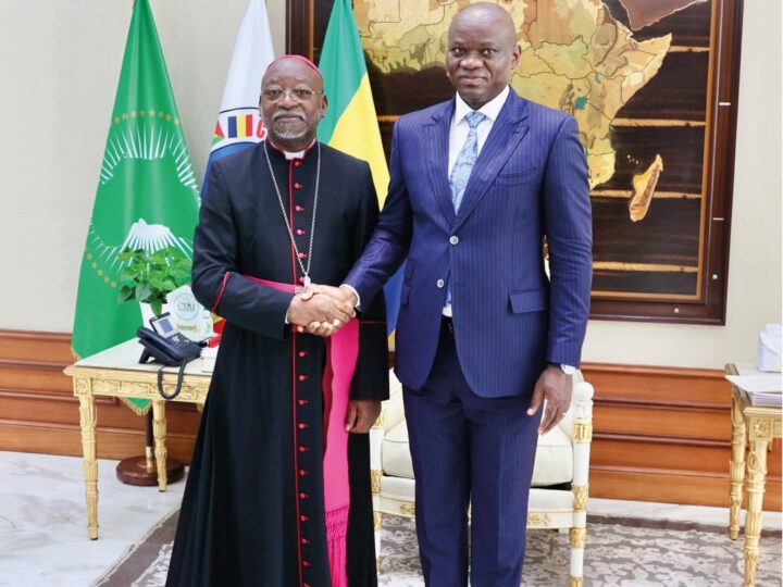 Les évêques de la Conférence épiscopale du Gabon chez Oligui Nguema