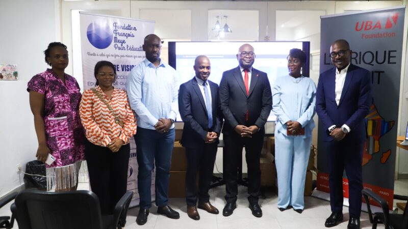 UBA-Education : des œuvres littéraires  offertes par la Fondation UBA à la Fondation François Meye